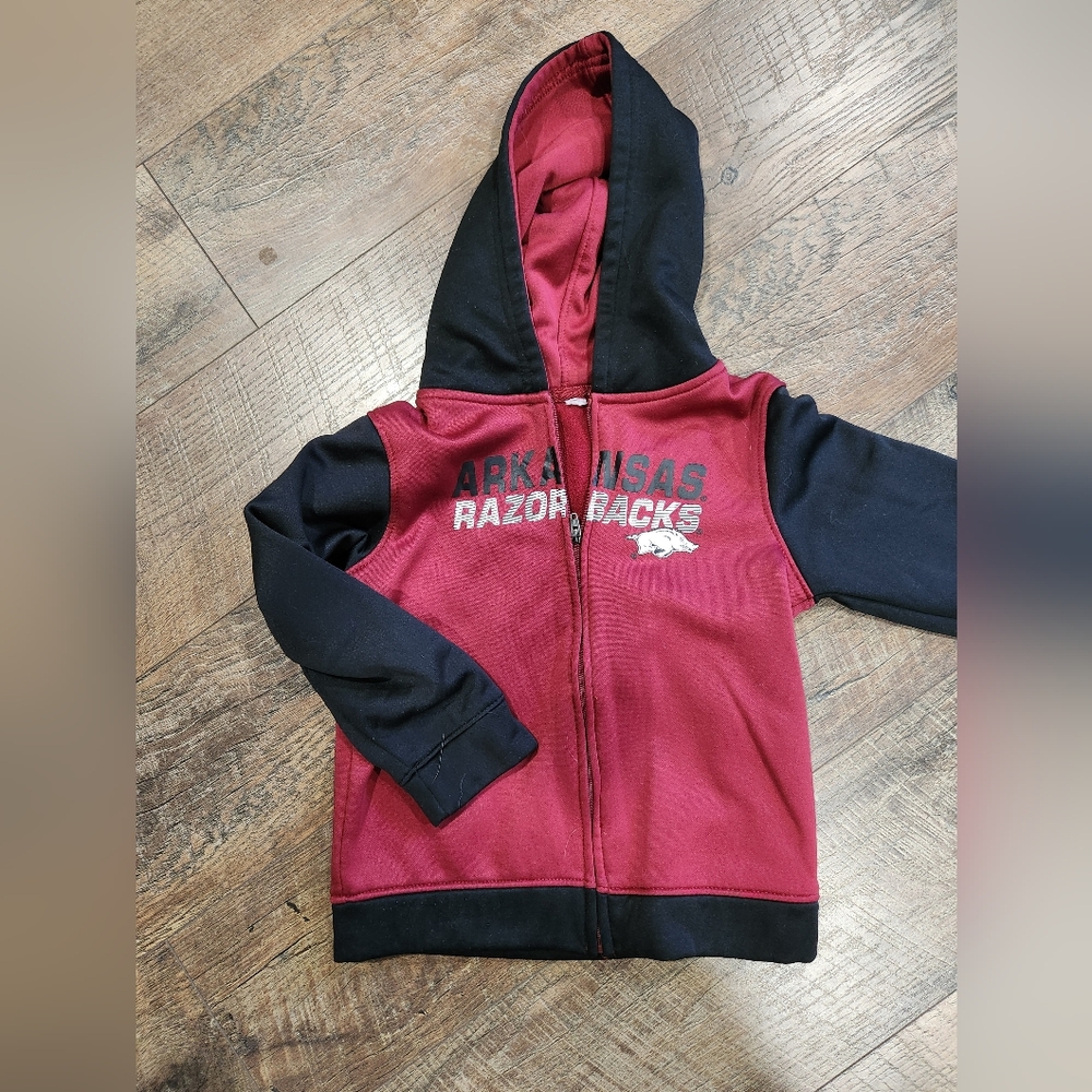 Arkansas Razorbacks Kids Joggers - Red and Black